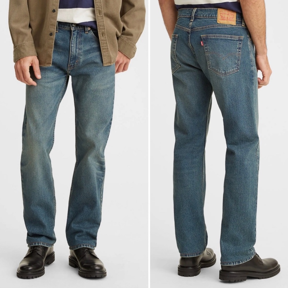 Men's Levi's 505 Regular Fit Jeans Size 31/34 Shade Goldenrod Jelly
